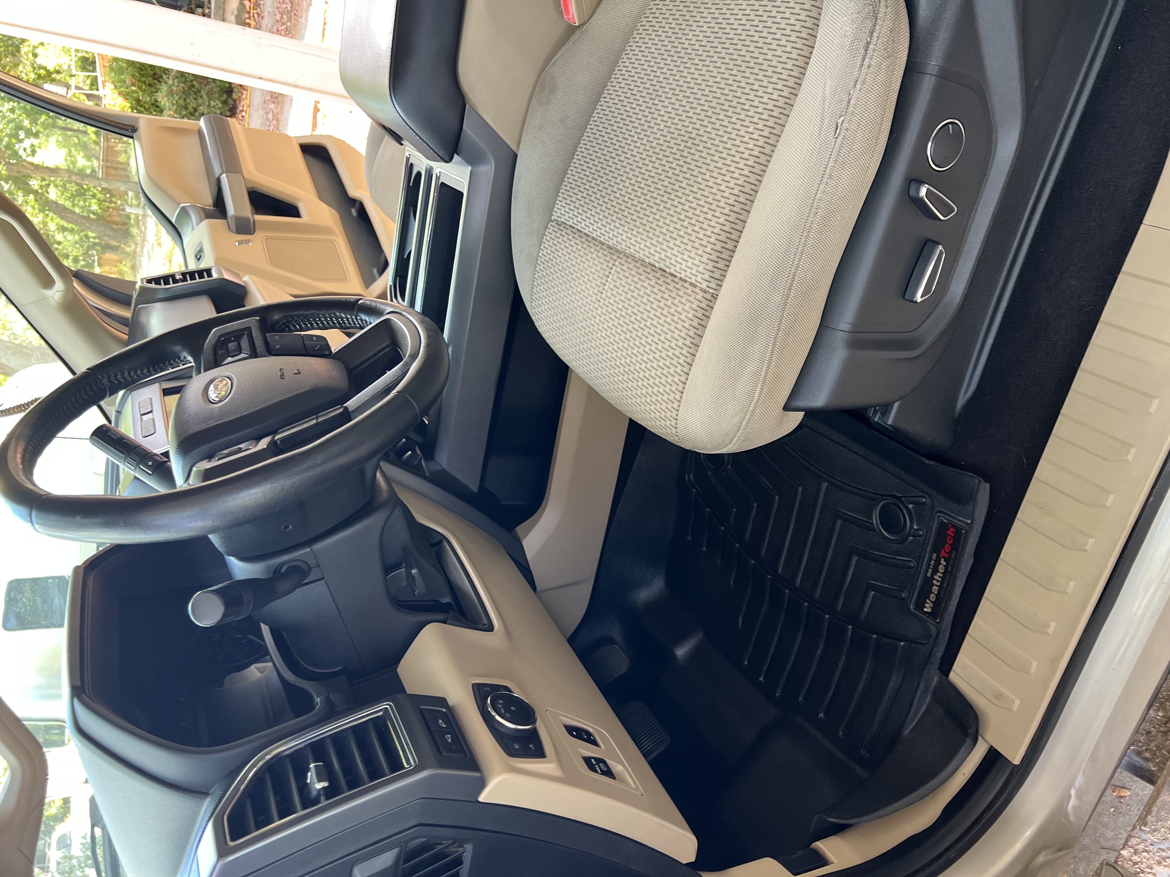 Ford F-150 front interior after detail