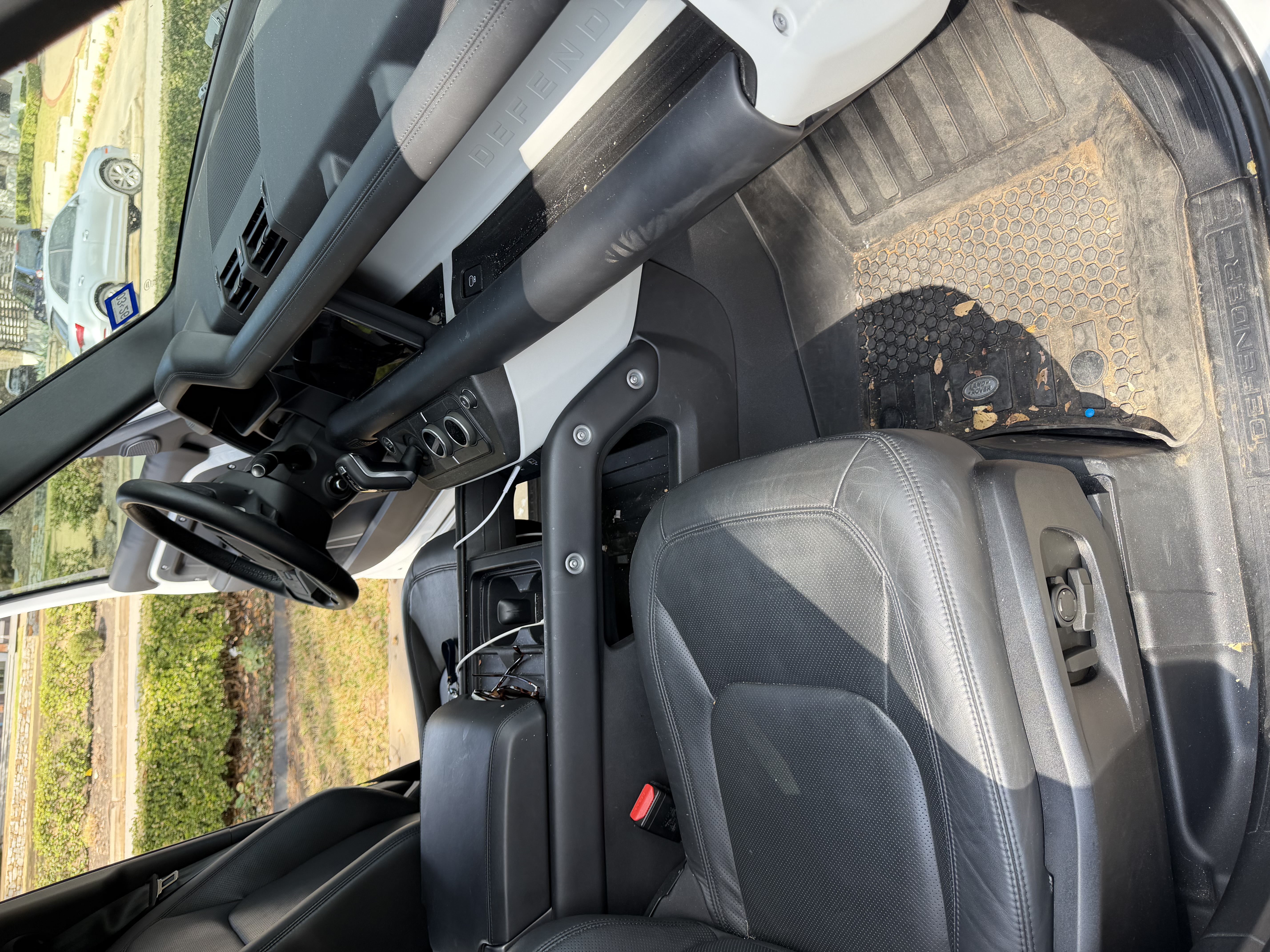 Range Rover interior before detail